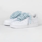 Custom Nike AIR Force 1 Sneaker - Rope Blue