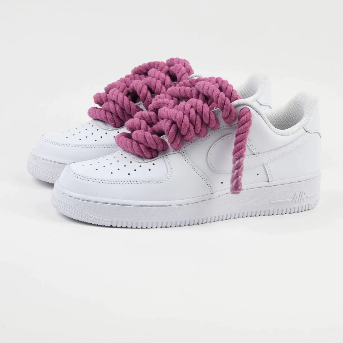 Custom Nike AIR Force 1 Sneaker - Rope Purple