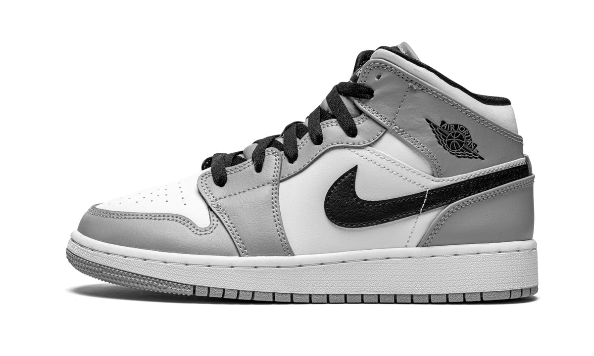 AIR JORDAN 1 MID GS "Light Smoke Grey"